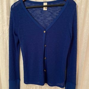 Boutique Blue Cardigan